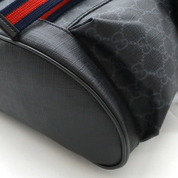 GUCCI Black Leather Backpack - Picture 4 of 8